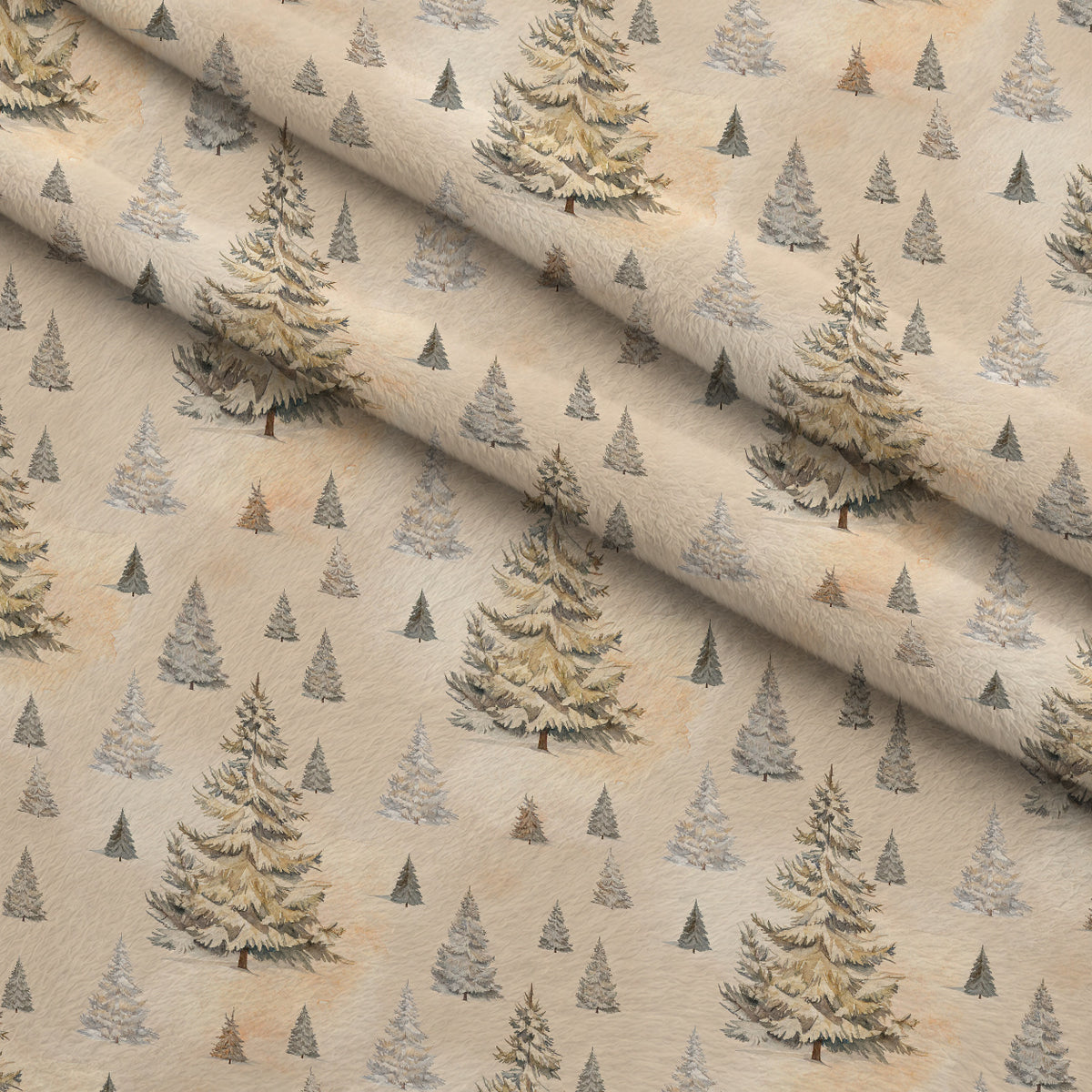 Gilded Snowfall Pattern 16 Minky Fabric — plush minky folded close-up preview (mv-minky-v1:lying)