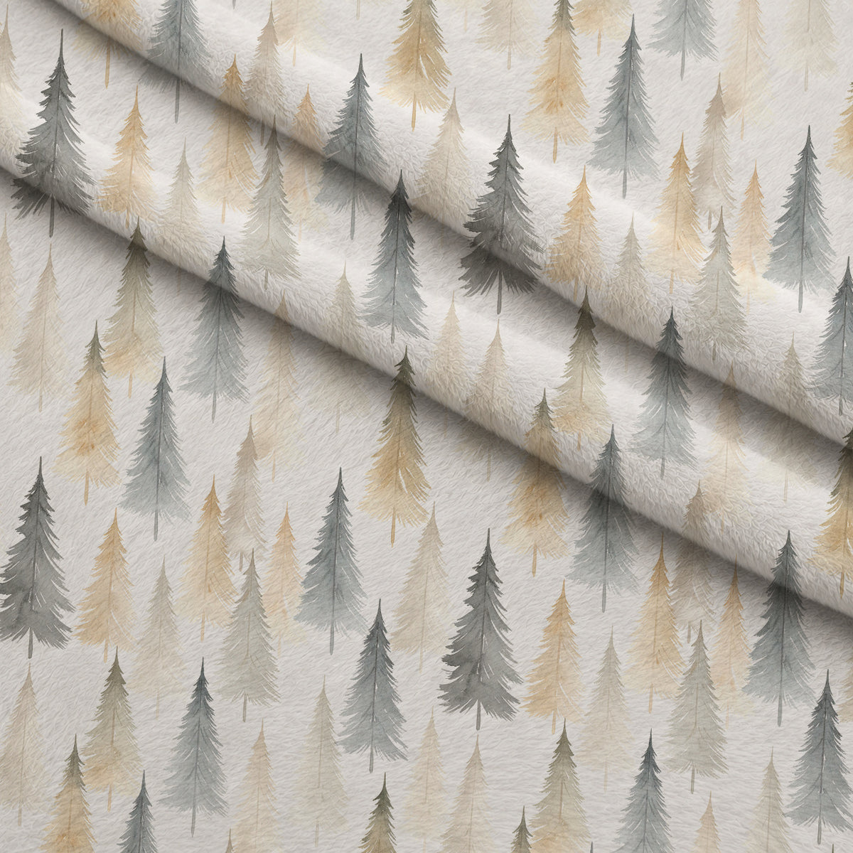 Gilded Snowfall Pattern 18 Minky Fabric — plush minky folded close-up preview (mv-minky-v1:lying)
