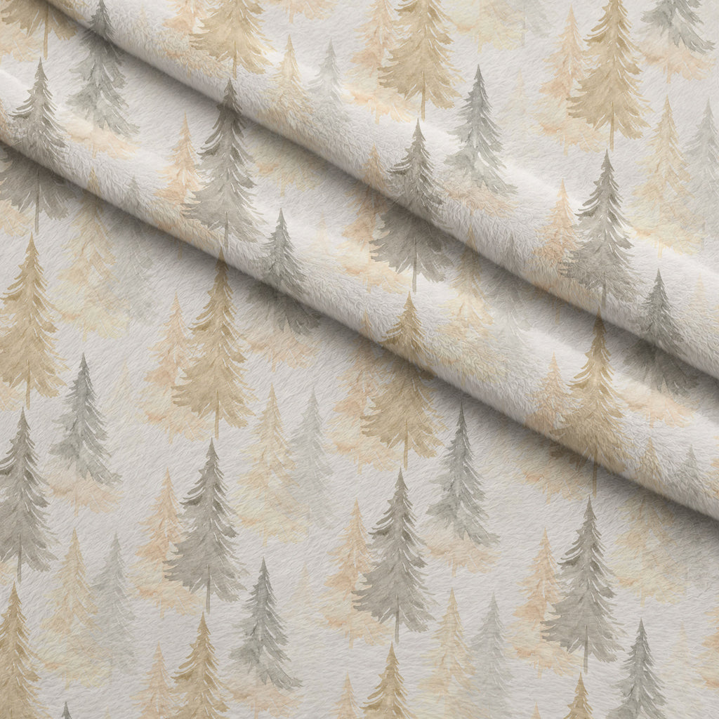 Gilded Snowfall Pattern 20 Minky Fabric — plush minky folded close-up preview (mv-minky-v1:lying)