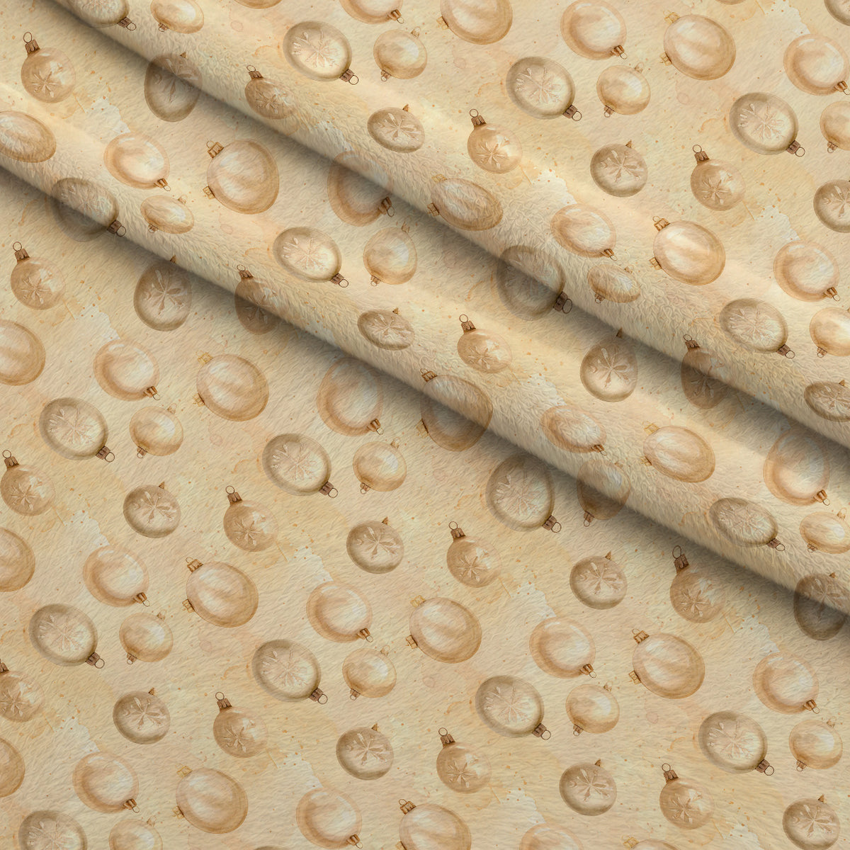 Gilded Snowfall Pattern 4 Minky Fabric — plush minky folded close-up preview (mv-minky-v1:lying)