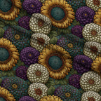 Gilded Twilight Garden Pattern 3 Minky Fabric — plush minky folded close-up preview (mv-minky-v1:lying)