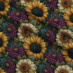Gilded Twilight Garden Pattern 5 Minky Fabric — plush minky folded close-up preview (mv-minky-v1:lying)