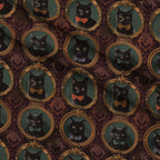 Gilded Whiskers Pattern 10 Minky Fabric — plush minky folded close-up preview (mv-minky-v1:lying)