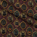 Gilded Whiskers Pattern 8 Minky Fabric — plush minky folded close-up preview (mv-minky-v1:lying)
