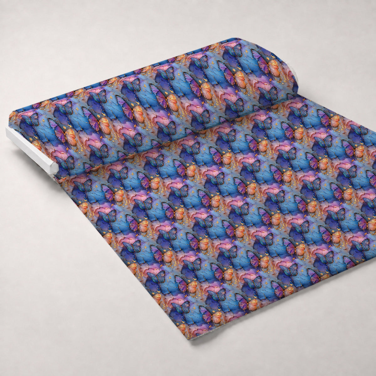 Gilded Wings Pattern 1 Minky Fabric — plush minky unrolled bolt preview (mv-minky-v1:bolt)