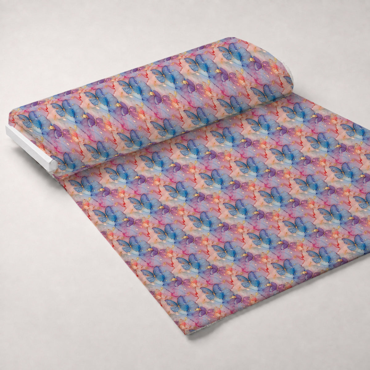 Gilded Wings Pattern 11 Minky Fabric — plush minky unrolled bolt preview (mv-minky-v1:bolt)