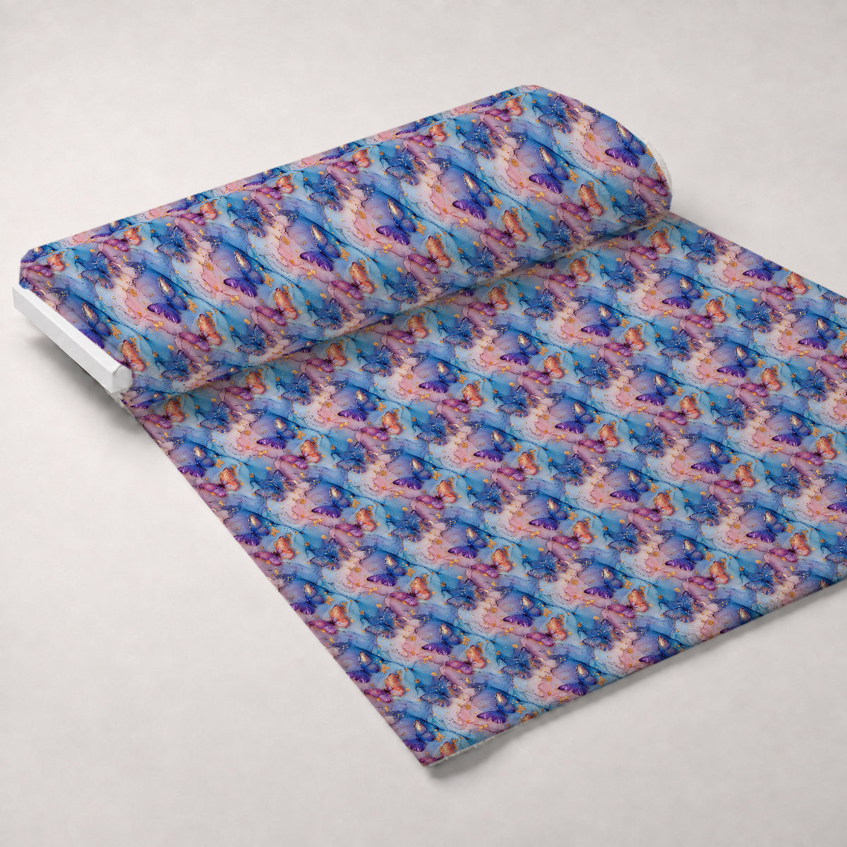 Gilded Wings Pattern 4 Minky Fabric — plush minky unrolled bolt preview (mv-minky-v1:bolt)