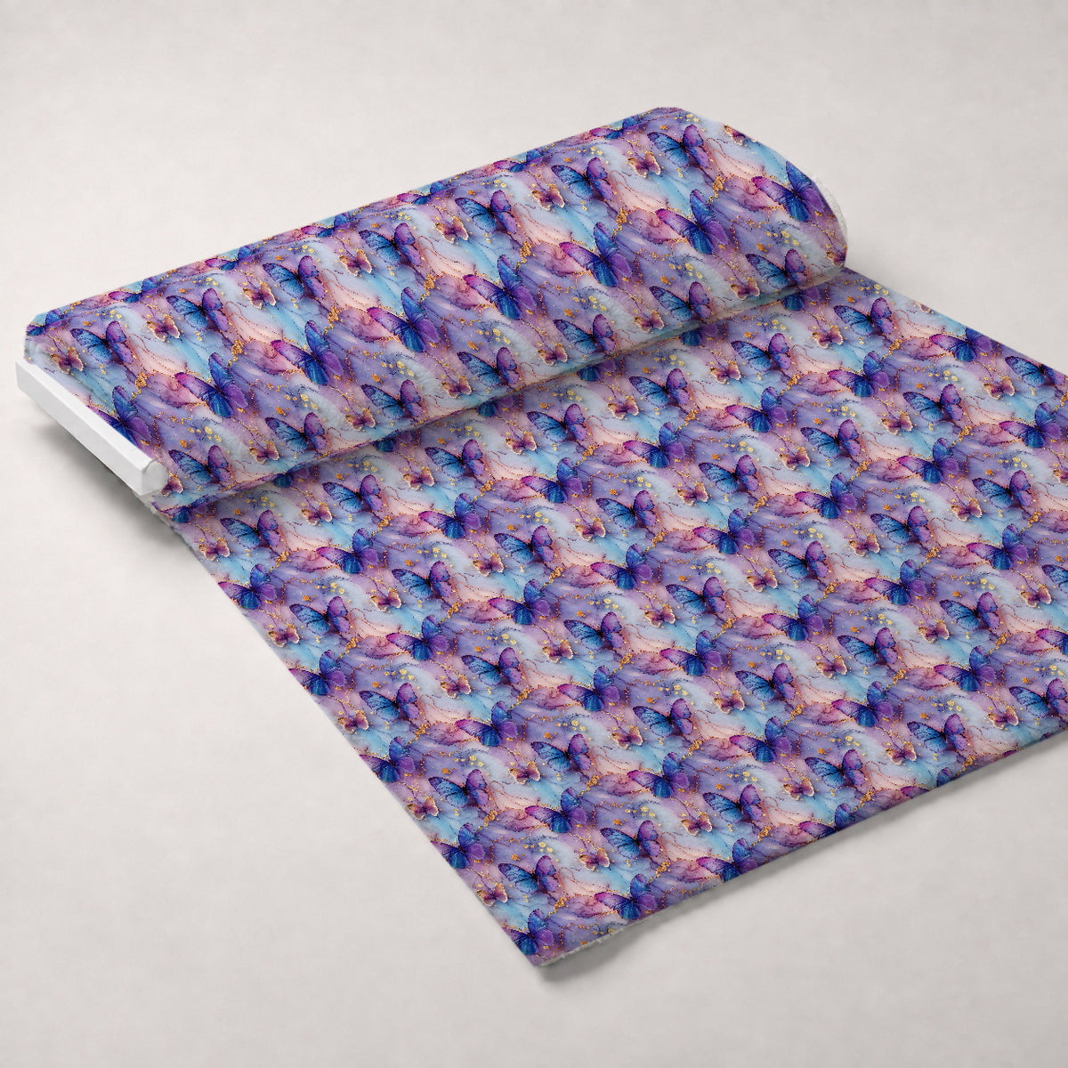 Gilded Wings Pattern 7 Minky Fabric — plush minky unrolled bolt preview (mv-minky-v1:bolt)
