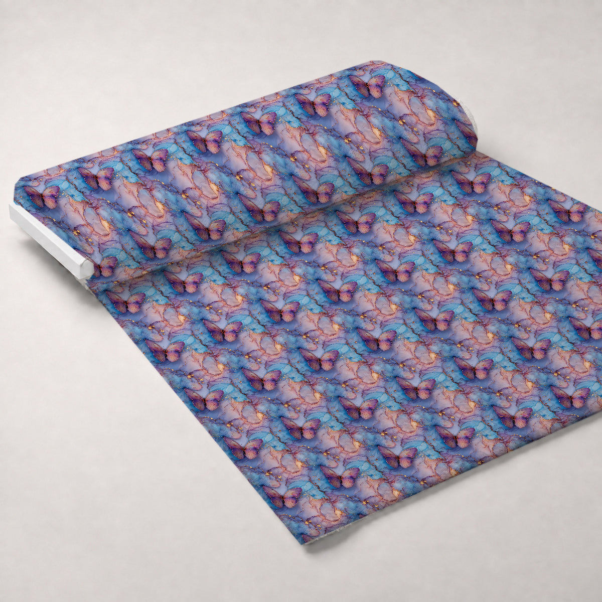 Gilded Wings Pattern 9 Minky Fabric — plush minky unrolled bolt preview (mv-minky-v1:bolt)