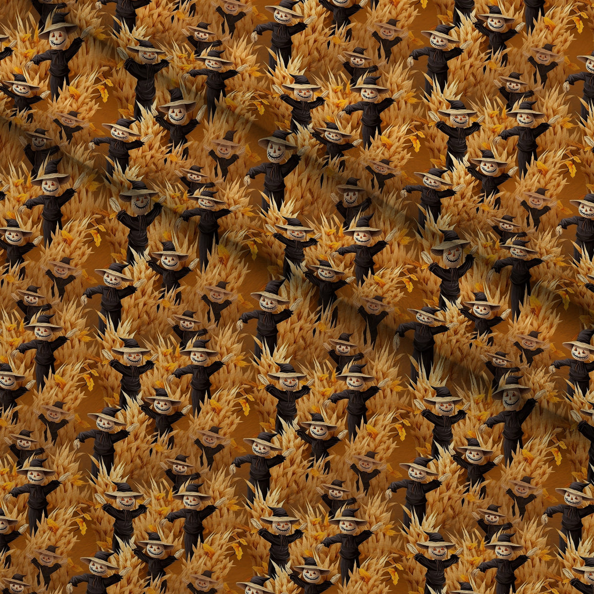 Glowing Ghosts Pattern 6 Minky Fabric — plush minky folded close-up preview (mv-minky-v1:lying)