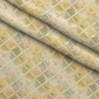 Golden Meadow Whispers Pattern 12 Minky Fabric — plush minky folded close-up preview (mv-minky-v1:lying)