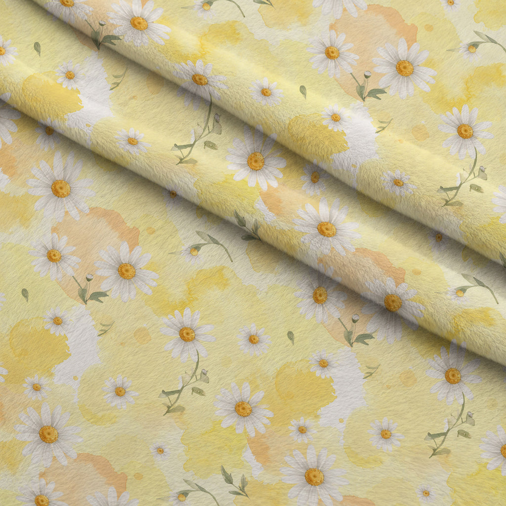 Golden Meadow Whispers Pattern 13 Minky Fabric — plush minky folded close-up preview (mv-minky-v1:lying)