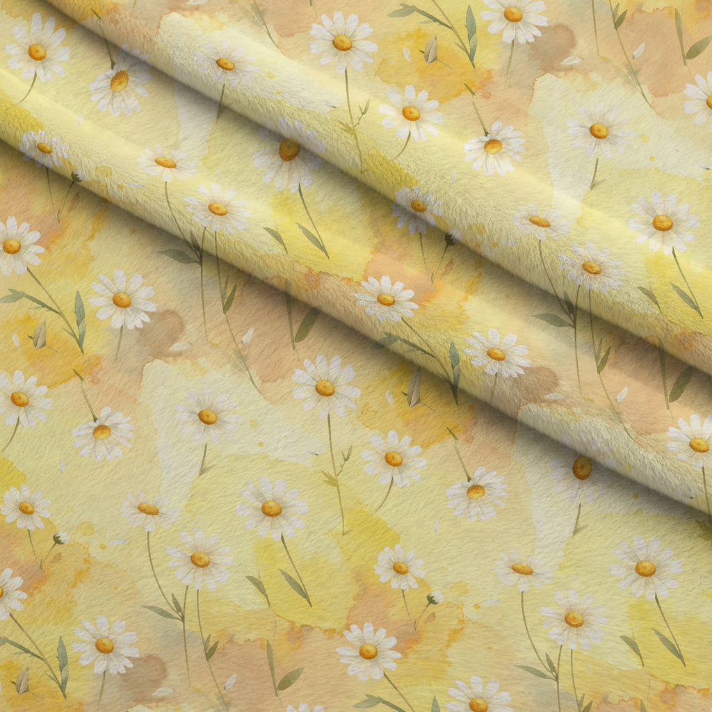 Golden Meadow Whispers Pattern 14 Minky Fabric — plush minky folded close-up preview (mv-minky-v1:lying)