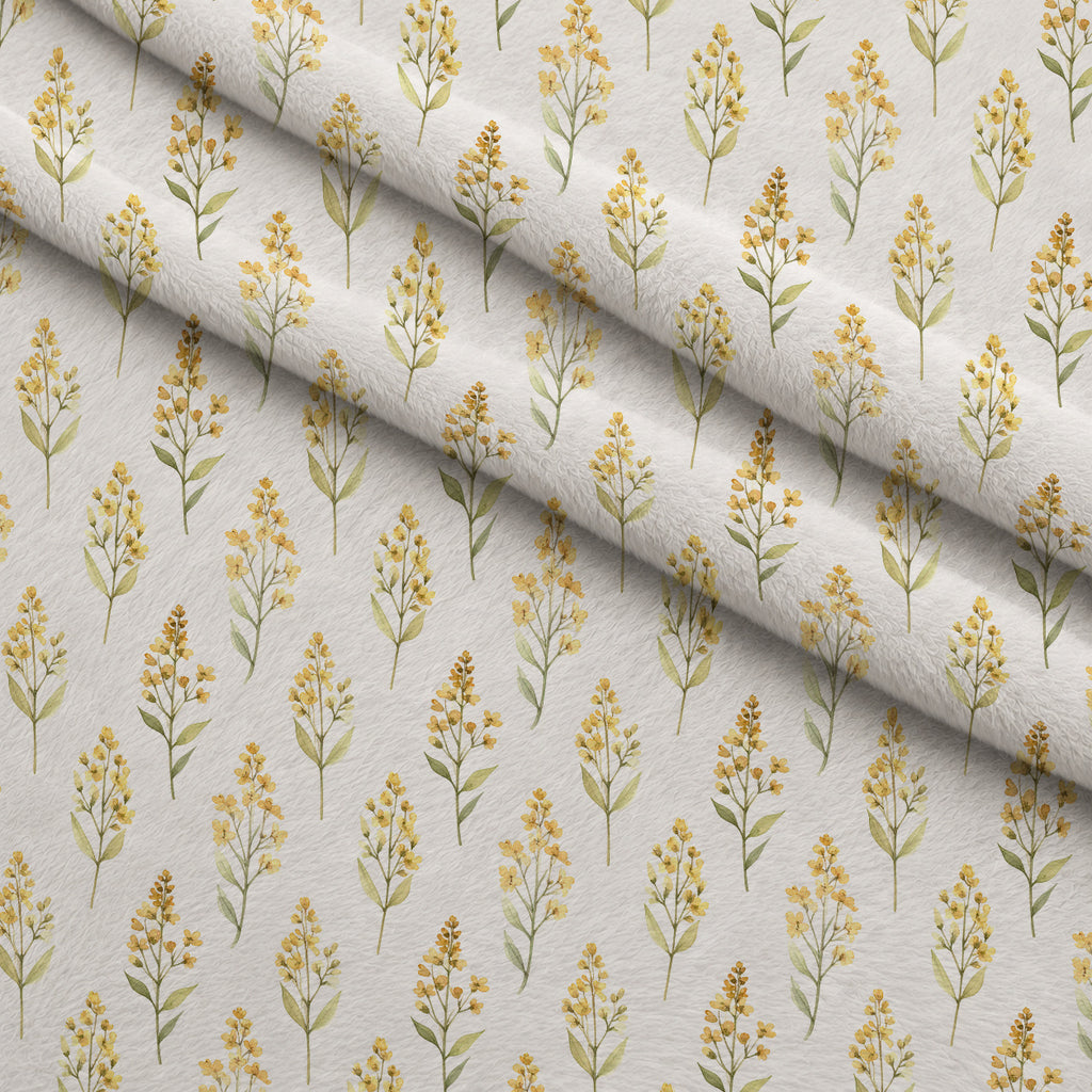 Golden Meadow Whispers Pattern 20 Minky Fabric — plush minky folded close-up preview (mv-minky-v1:lying)