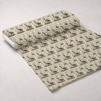 Gosling Garden Pattern 2 Minky Fabric — plush minky unrolled bolt preview (mv-minky-v1:bolt)