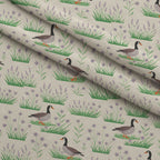Gosling Garden Pattern 9 Minky Fabric — plush minky folded close-up preview (mv-minky-v1:lying)