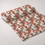 Gothic Blooms Pattern 7 Minky Fabric — plush minky unrolled bolt preview (mv-minky-v1:bolt)
