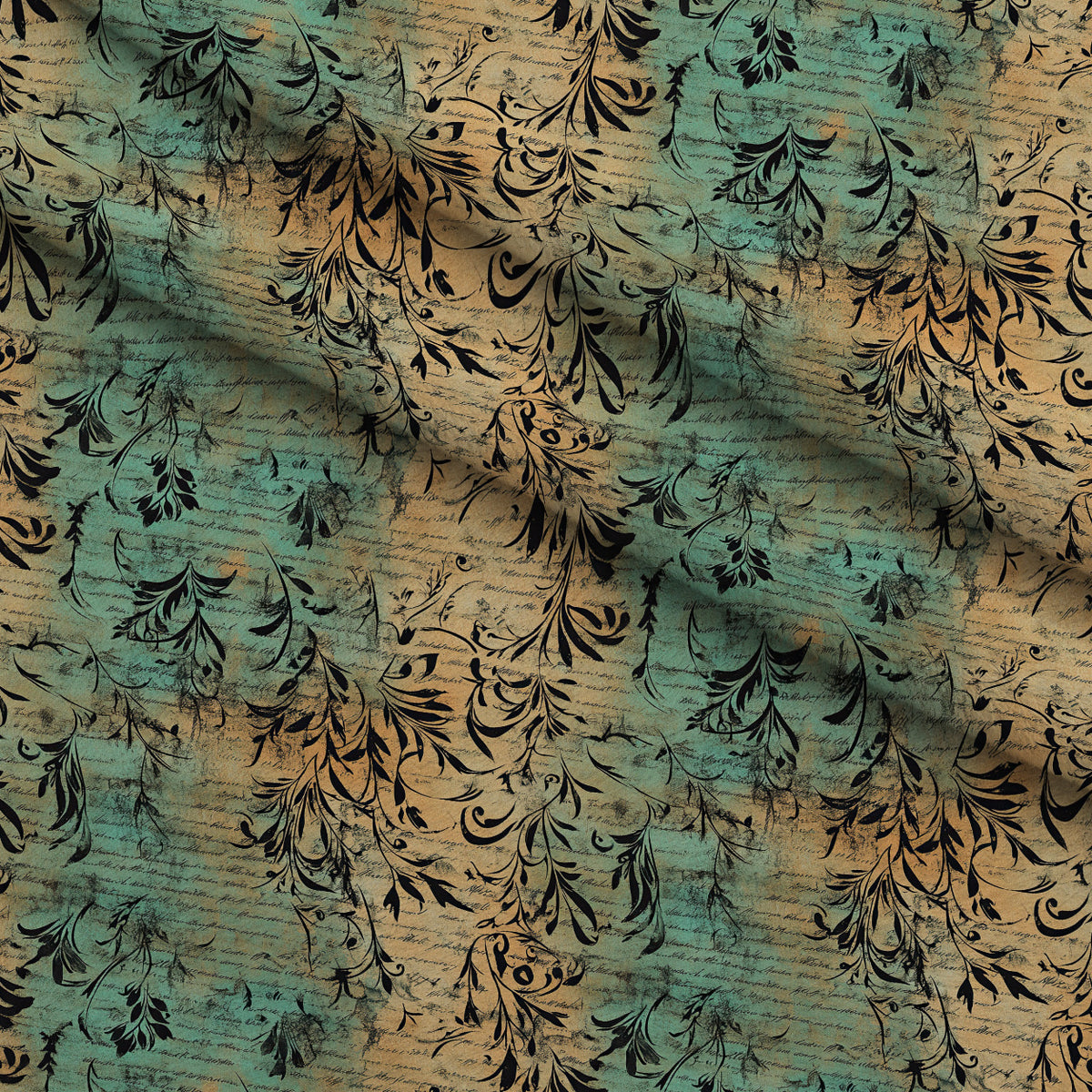 Gothic Fairytale Pattern 12 Minky Fabric — plush minky folded close-up preview (mv-minky-v1:lying)