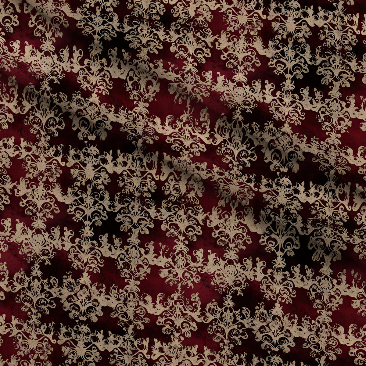 Gothic Fairytale Pattern 15 Minky Fabric — plush minky folded close-up preview (mv-minky-v1:lying)