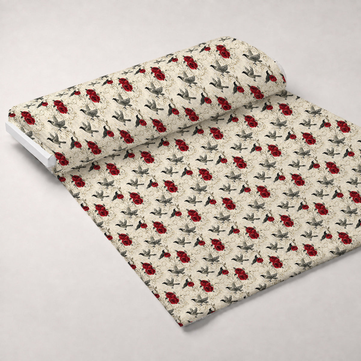 Gothic Fairytale Pattern 20 Minky Fabric — plush minky unrolled bolt preview (mv-minky-v1:bolt)