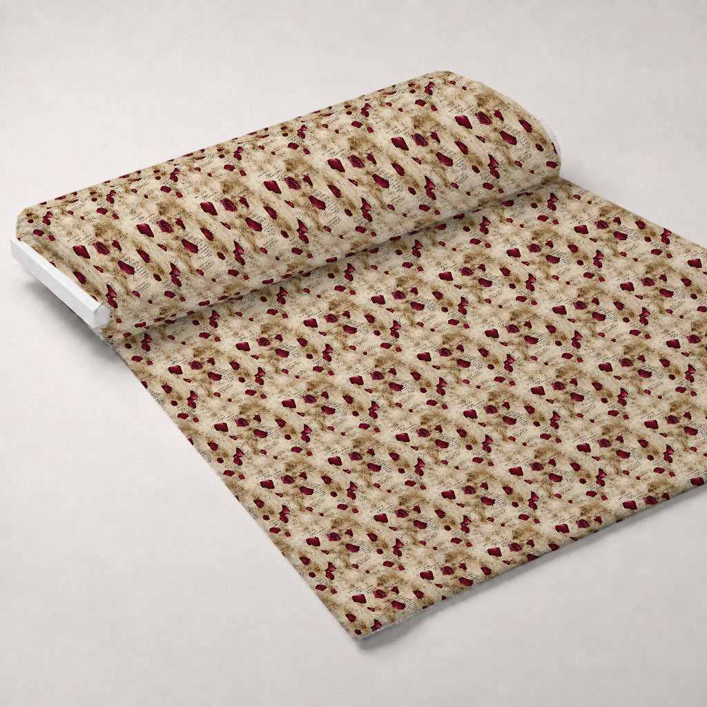 Gothic Fairytale Pattern 22 Minky Fabric — plush minky unrolled bolt preview (mv-minky-v1:bolt)