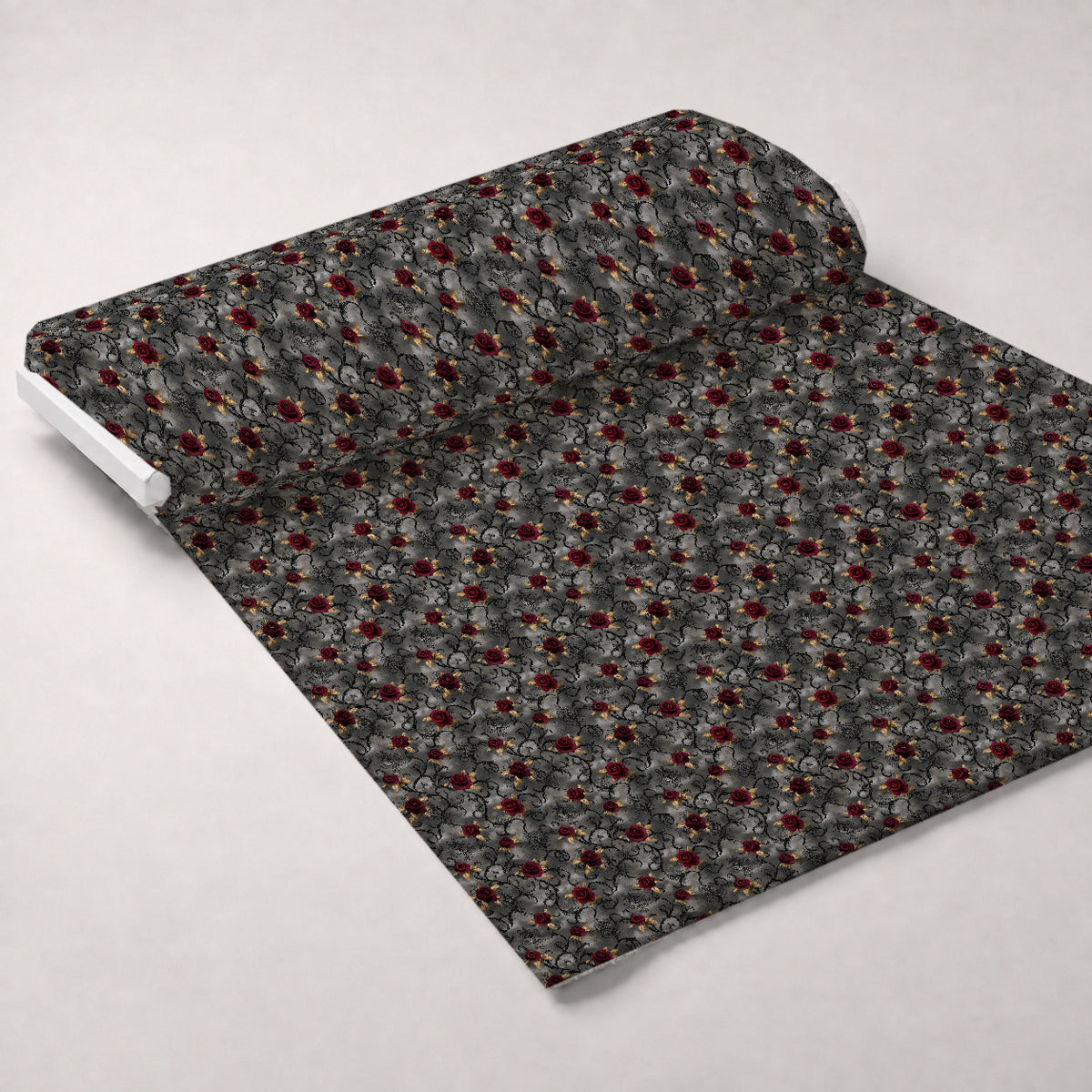Gothic Fairytale Pattern 24 Minky Fabric — plush minky unrolled bolt preview (mv-minky-v1:bolt)