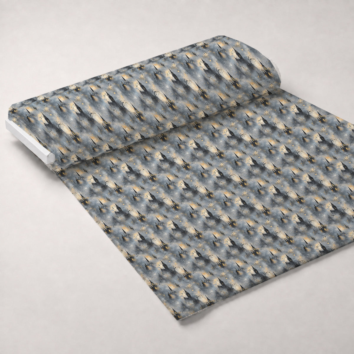 Gothic Fairytale Pattern 25 Minky Fabric — plush minky unrolled bolt preview (mv-minky-v1:bolt)