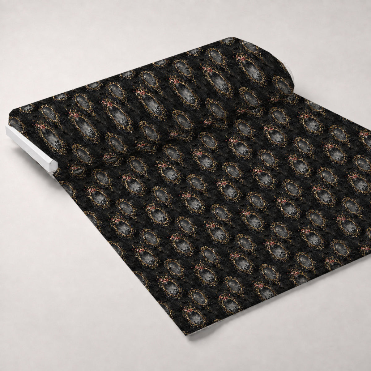 Gothic Fairytale Pattern 29 Minky Fabric — plush minky unrolled bolt preview (mv-minky-v1:bolt)