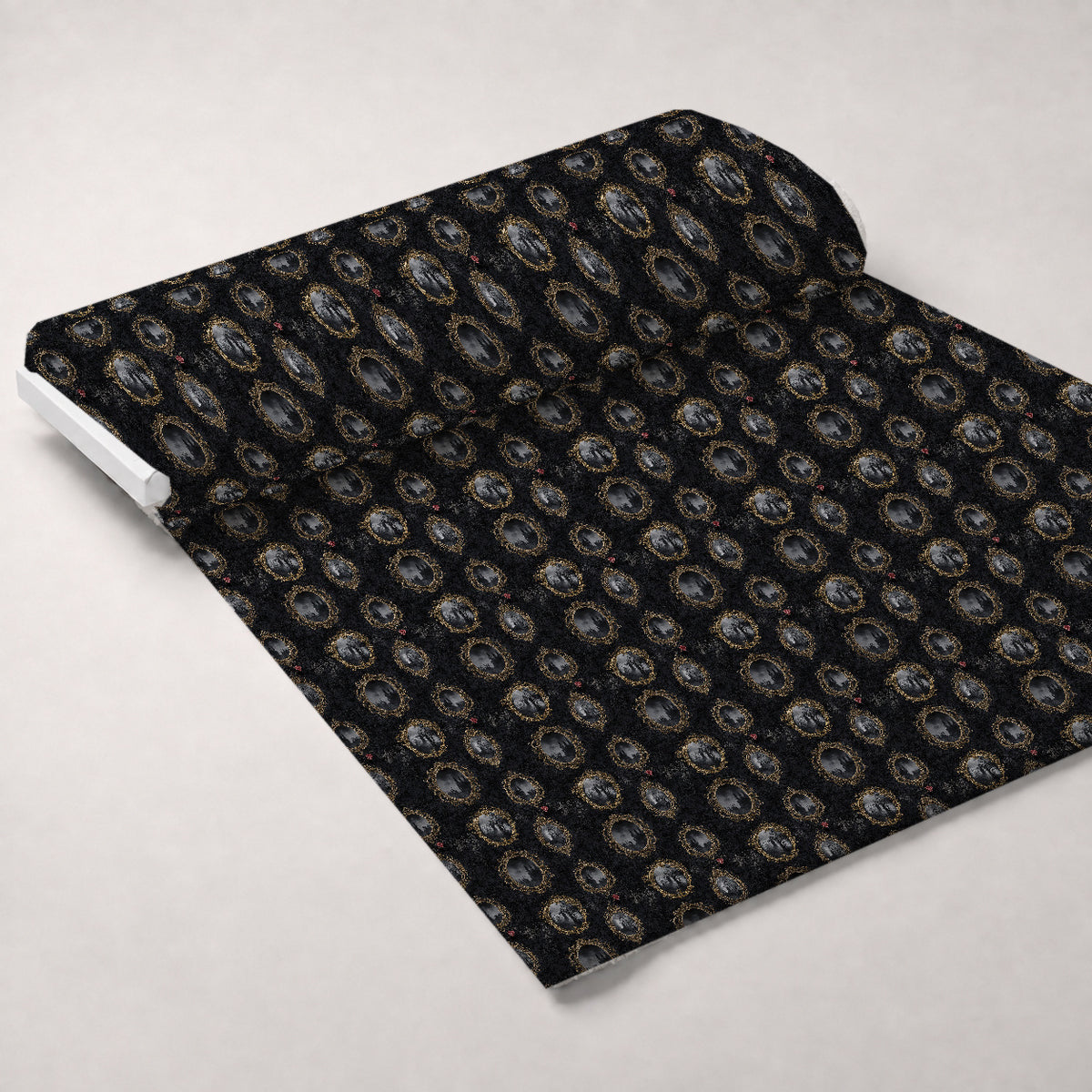 Gothic Fairytale Pattern 30 Minky Fabric — plush minky unrolled bolt preview (mv-minky-v1:bolt)