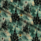 Gothic Fairytale Pattern 31 Minky Fabric — plush minky folded close-up preview (mv-minky-v1:lying)