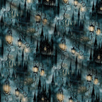 Gothic Fairytale Pattern 32 Minky Fabric — plush minky folded close-up preview (mv-minky-v1:lying)