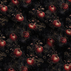 Gothic Fairytale Pattern 39 Minky Fabric — plush minky folded close-up preview (mv-minky-v1:lying)