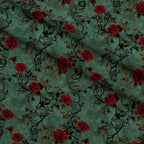 Gothic Fairytale Pattern 40 Minky Fabric — plush minky folded close-up preview (mv-minky-v1:lying)