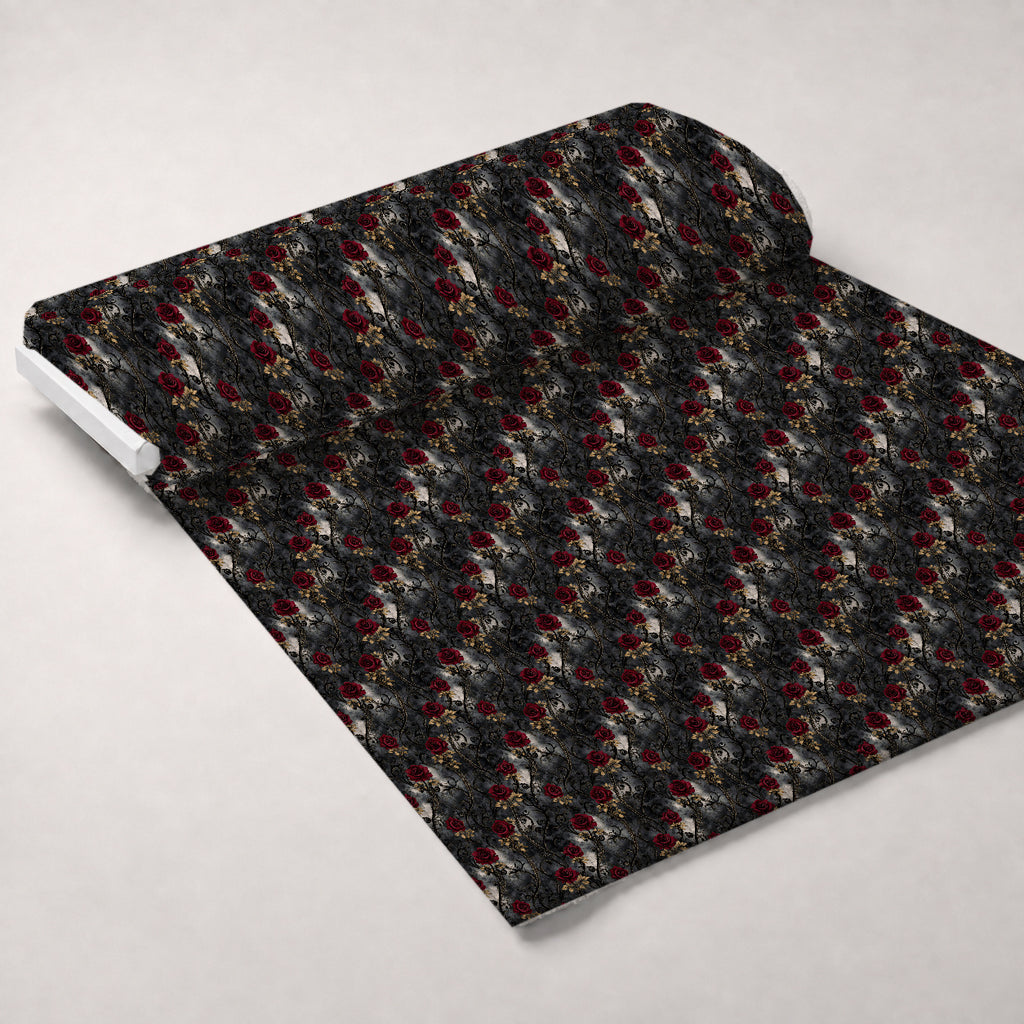 Gothic Fairytale Pattern 57 Minky Fabric — plush minky unrolled bolt preview (mv-minky-v1:bolt)