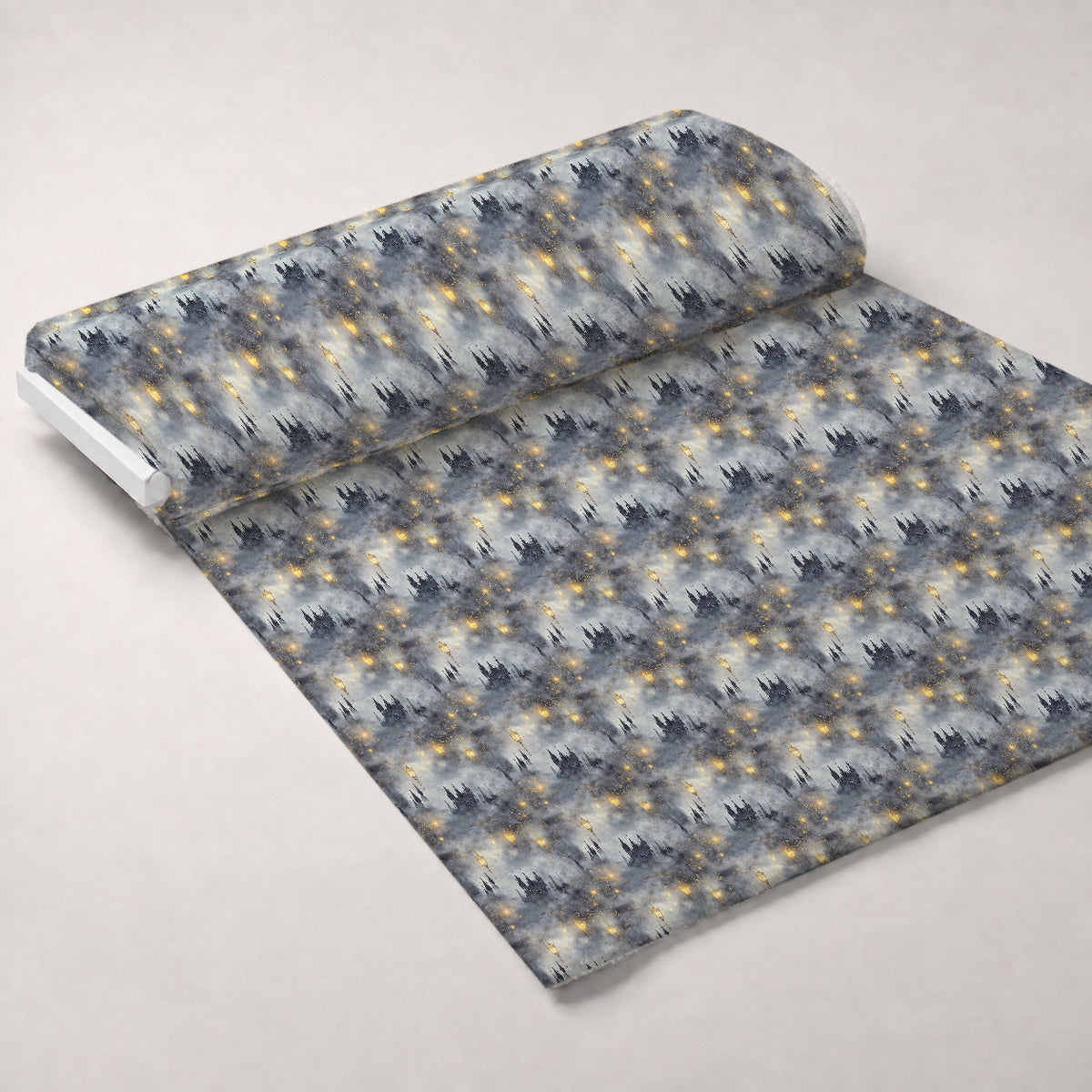 Gothic Fairytale Pattern 62 Minky Fabric — plush minky unrolled bolt preview (mv-minky-v1:bolt)