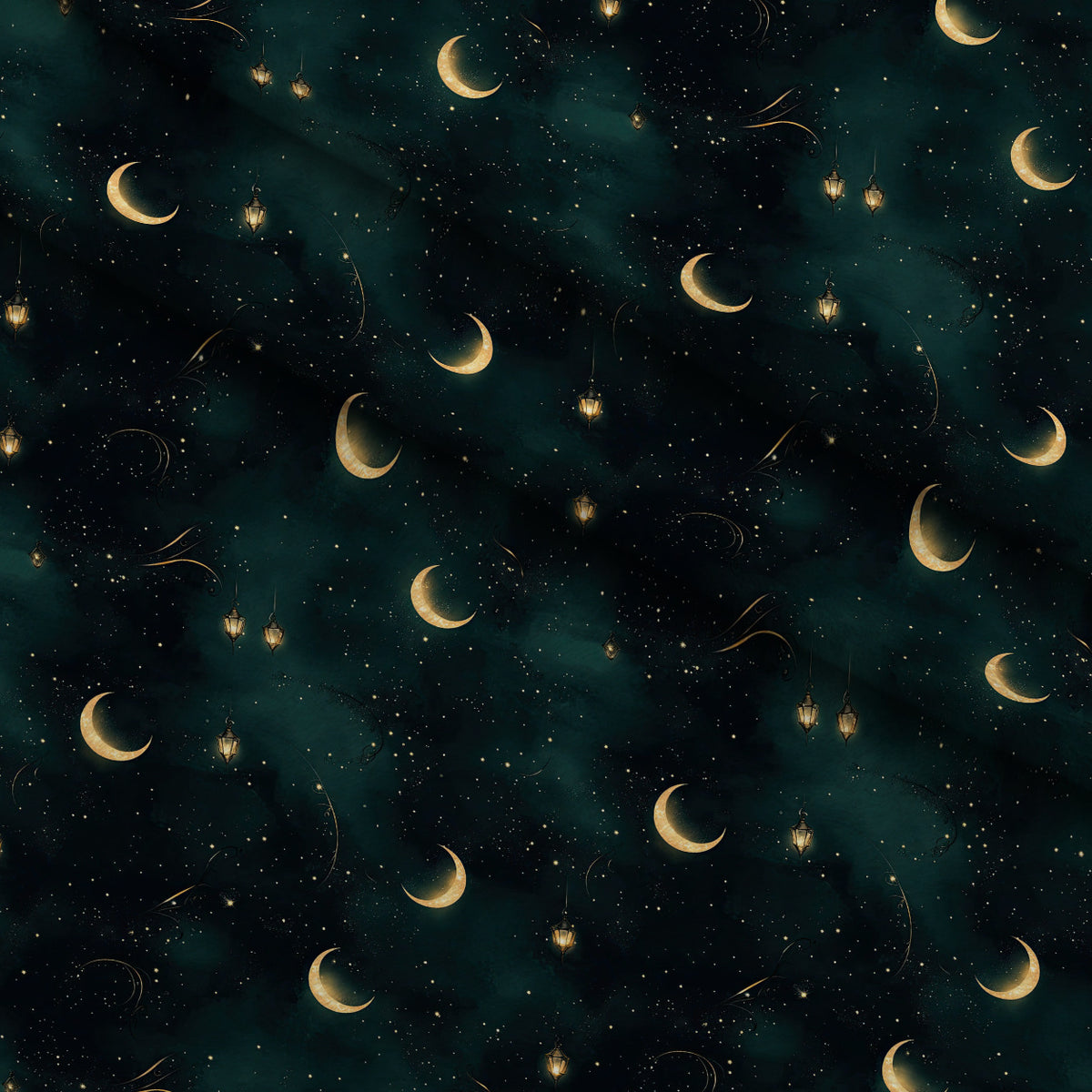 Gothic Fairytale Pattern 68 Minky Fabric — plush minky folded close-up preview (mv-minky-v1:lying)