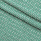 Grid Mint Minky Fabric — plush minky folded close-up preview (mv-minky-v1:lying)