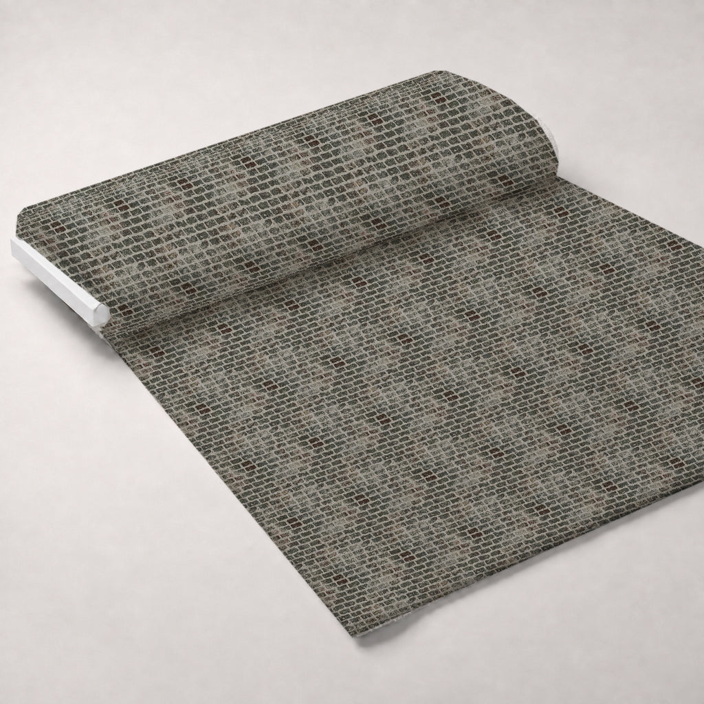 Grunge Brick Wall Pattern 1 Minky Fabric — plush minky unrolled bolt preview (mv-minky-v1:bolt)