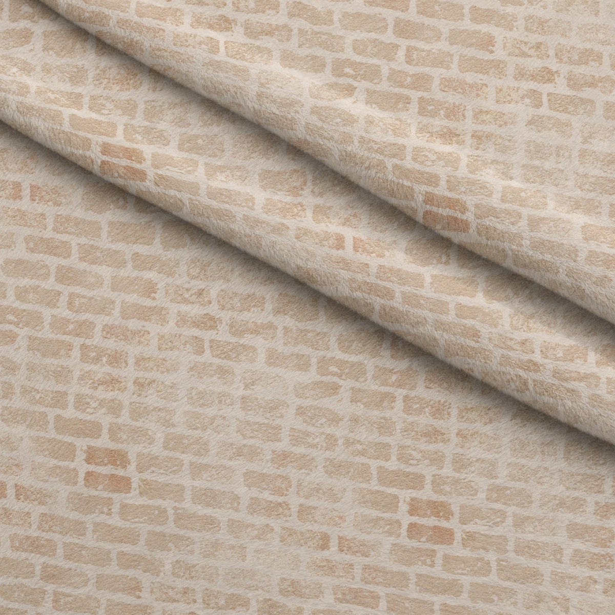 Grunge Brick Wall Pattern 12 Minky Fabric — plush minky folded close-up preview (mv-minky-v1:lying)