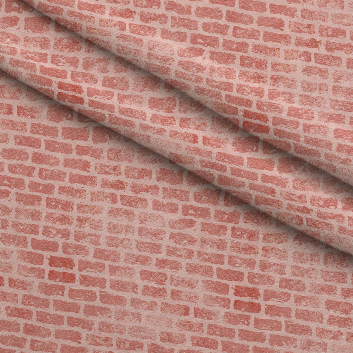 Grunge Brick Wall Pattern 16 Minky Fabric — plush minky folded close-up preview (mv-minky-v1:lying)