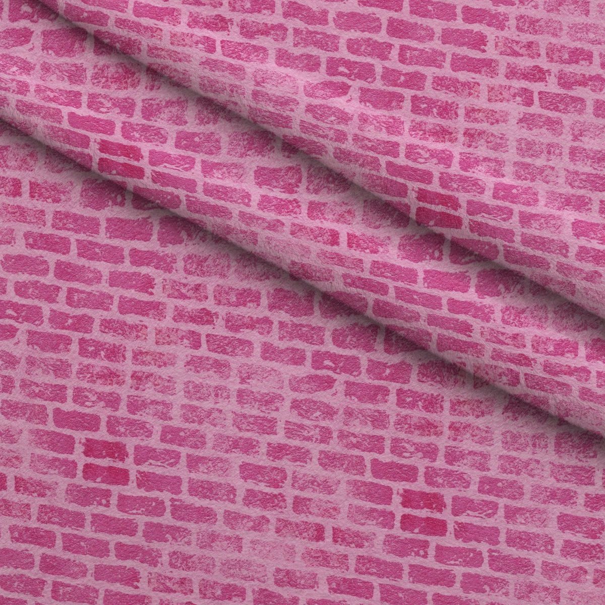 Grunge Brick Wall Pattern 18 Minky Fabric — plush minky folded close-up preview (mv-minky-v1:lying)