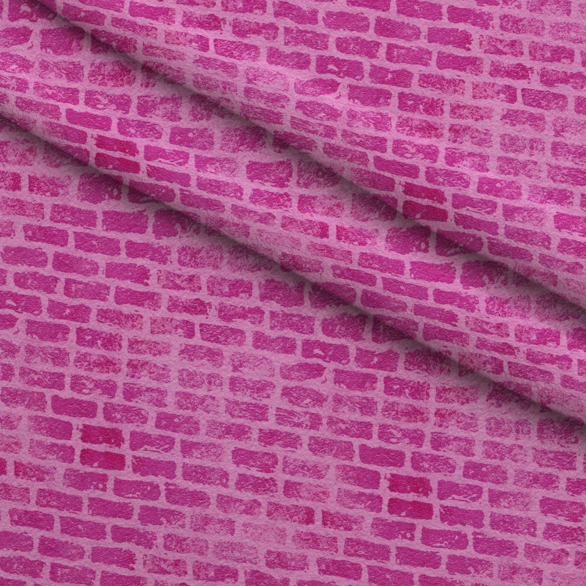 Grunge Brick Wall Pattern 19 Minky Fabric — plush minky folded close-up preview (mv-minky-v1:lying)