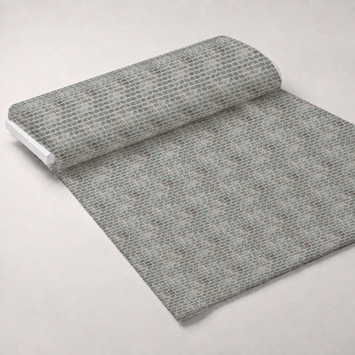 Grunge Brick Wall Pattern 2 Minky Fabric — plush minky unrolled bolt preview (mv-minky-v1:bolt)