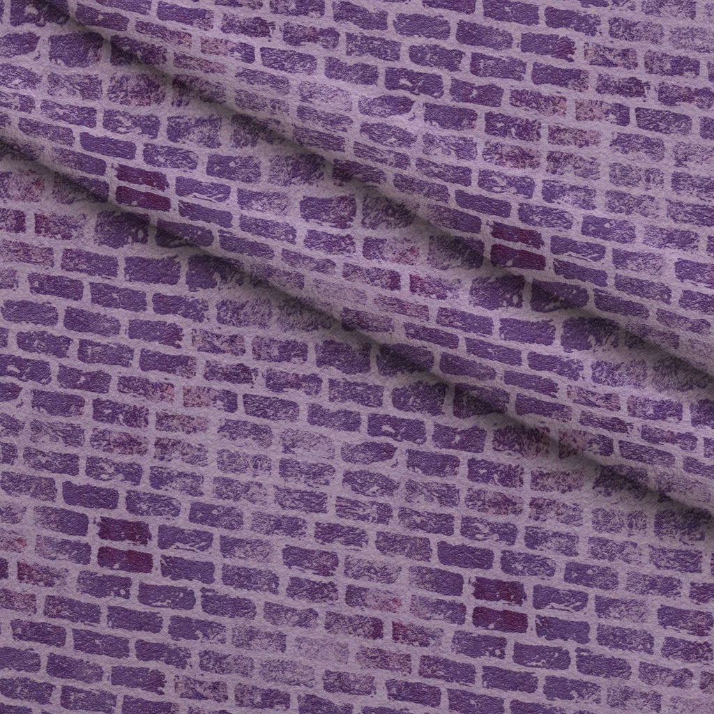 Grunge Brick Wall Pattern 20 Minky Fabric — plush minky folded close-up preview (mv-minky-v1:lying)
