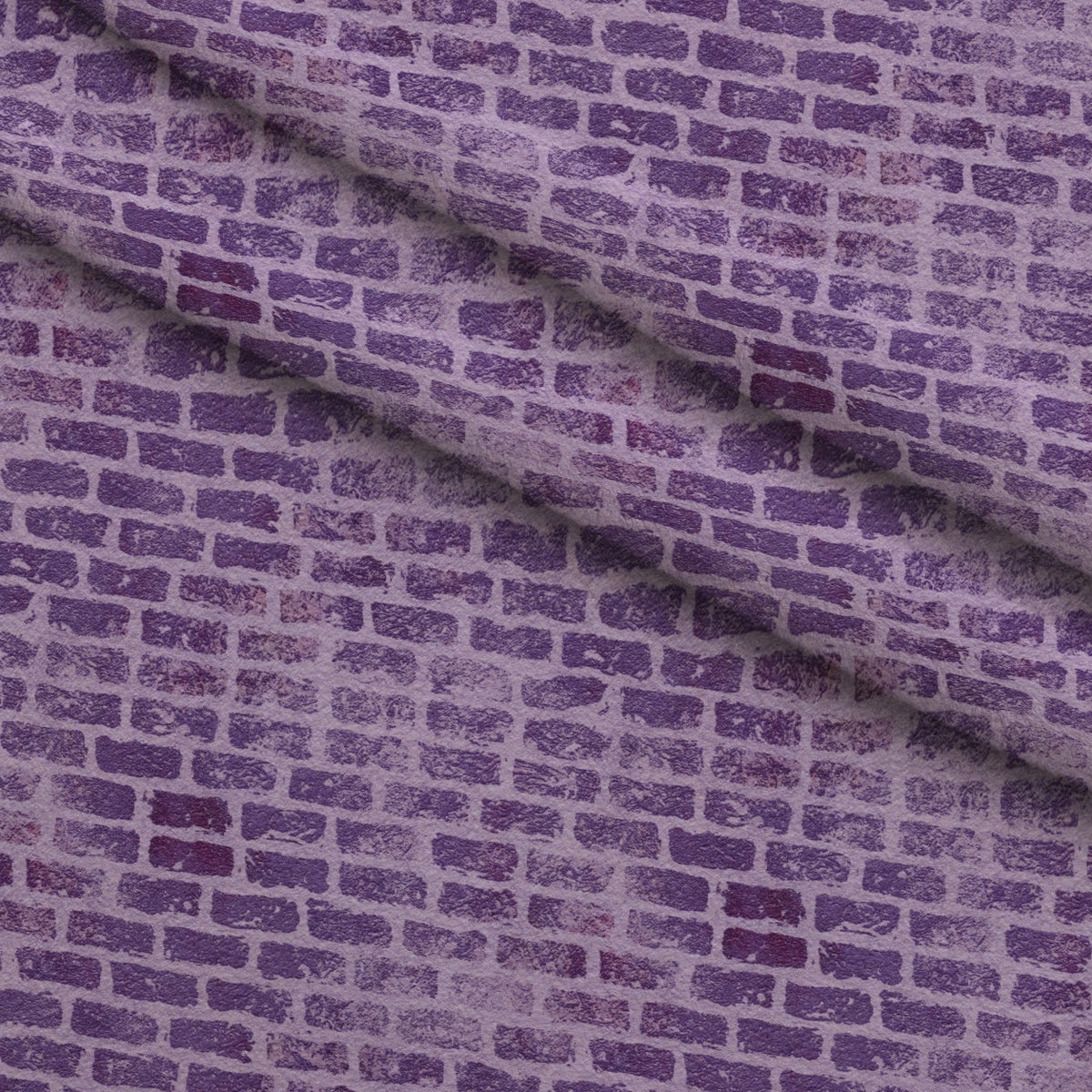 Grunge Brick Wall Pattern 20 Minky Fabric — plush minky folded close-up preview (mv-minky-v1:lying)