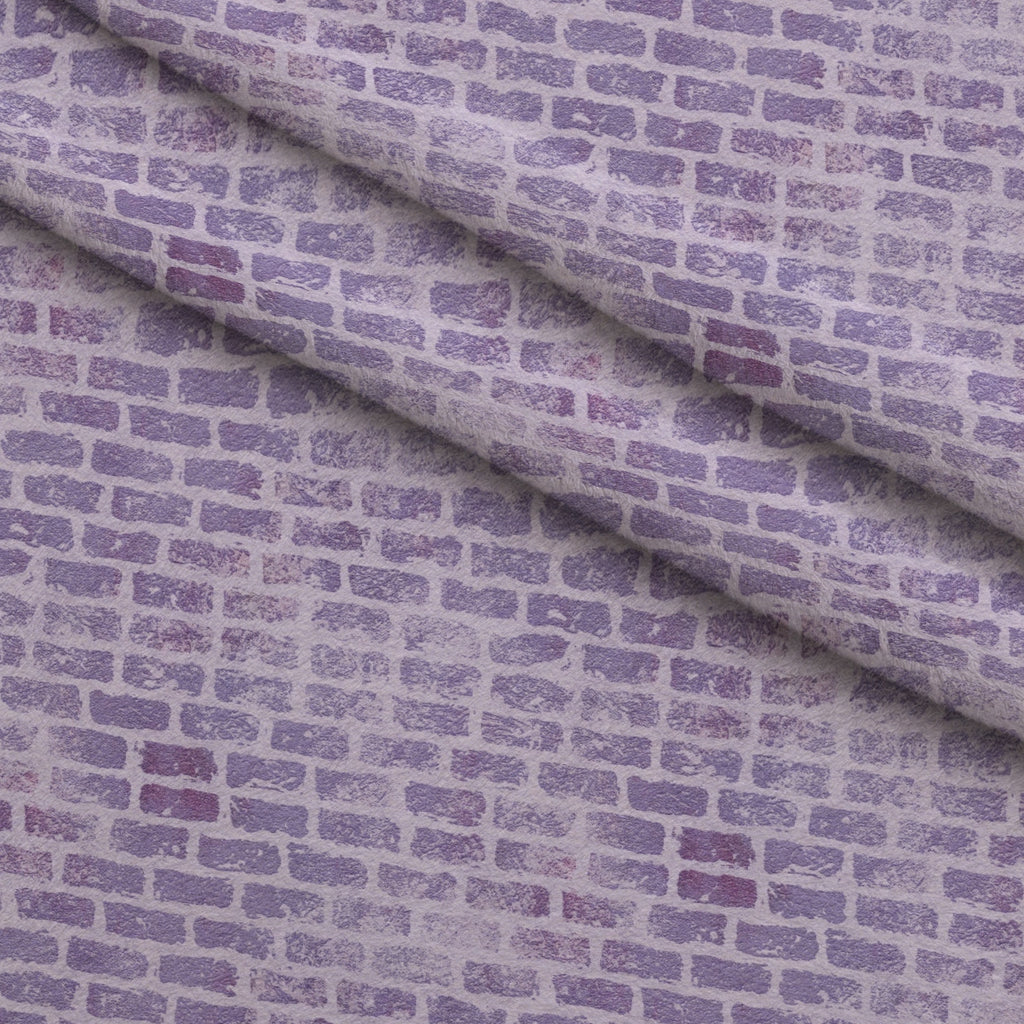 Grunge Brick Wall Pattern 21 Minky Fabric — plush minky folded close-up preview (mv-minky-v1:lying)