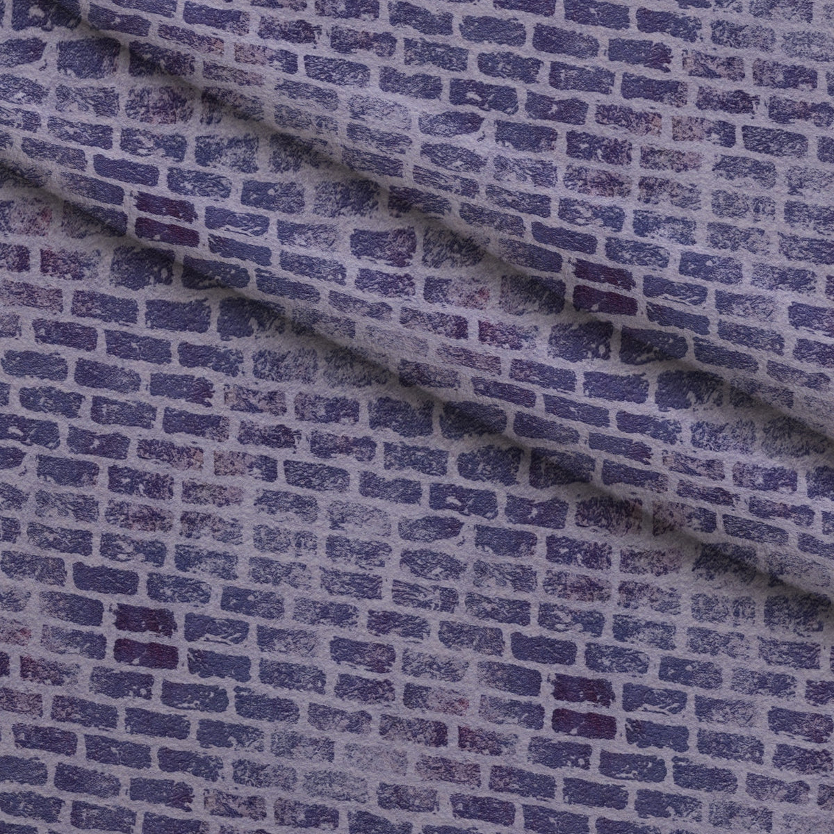 Grunge Brick Wall Pattern 22 Minky Fabric — plush minky folded close-up preview (mv-minky-v1:lying)