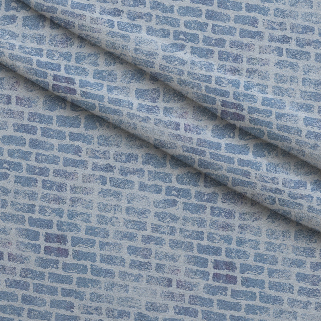 Grunge Brick Wall Pattern 23 Minky Fabric — plush minky folded close-up preview (mv-minky-v1:lying)