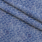 Grunge Brick Wall Pattern 24 Minky Fabric — plush minky folded close-up preview (mv-minky-v1:lying)