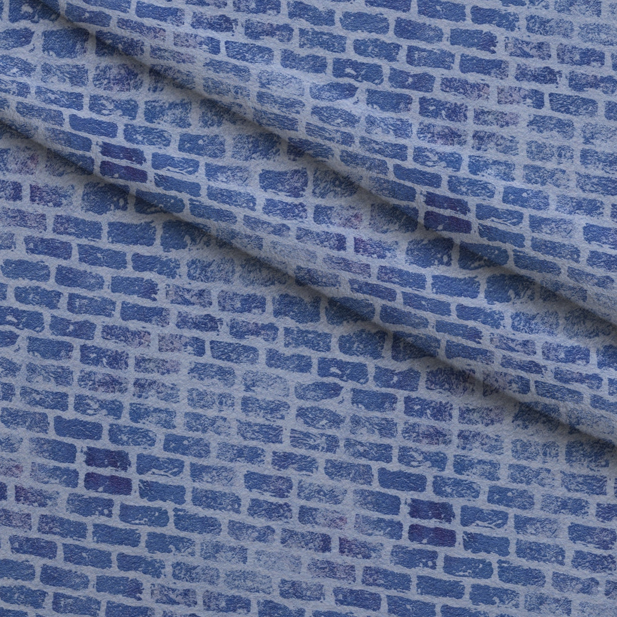 Grunge Brick Wall Pattern 24 Minky Fabric — plush minky folded close-up preview (mv-minky-v1:lying)